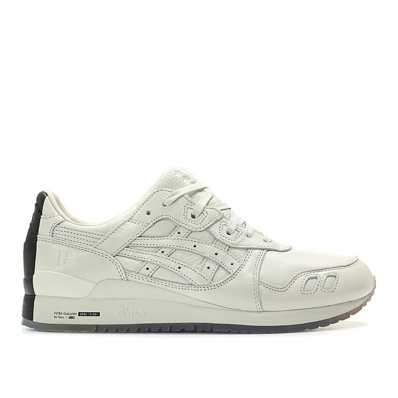 Asics gel lyte iii white leather deals